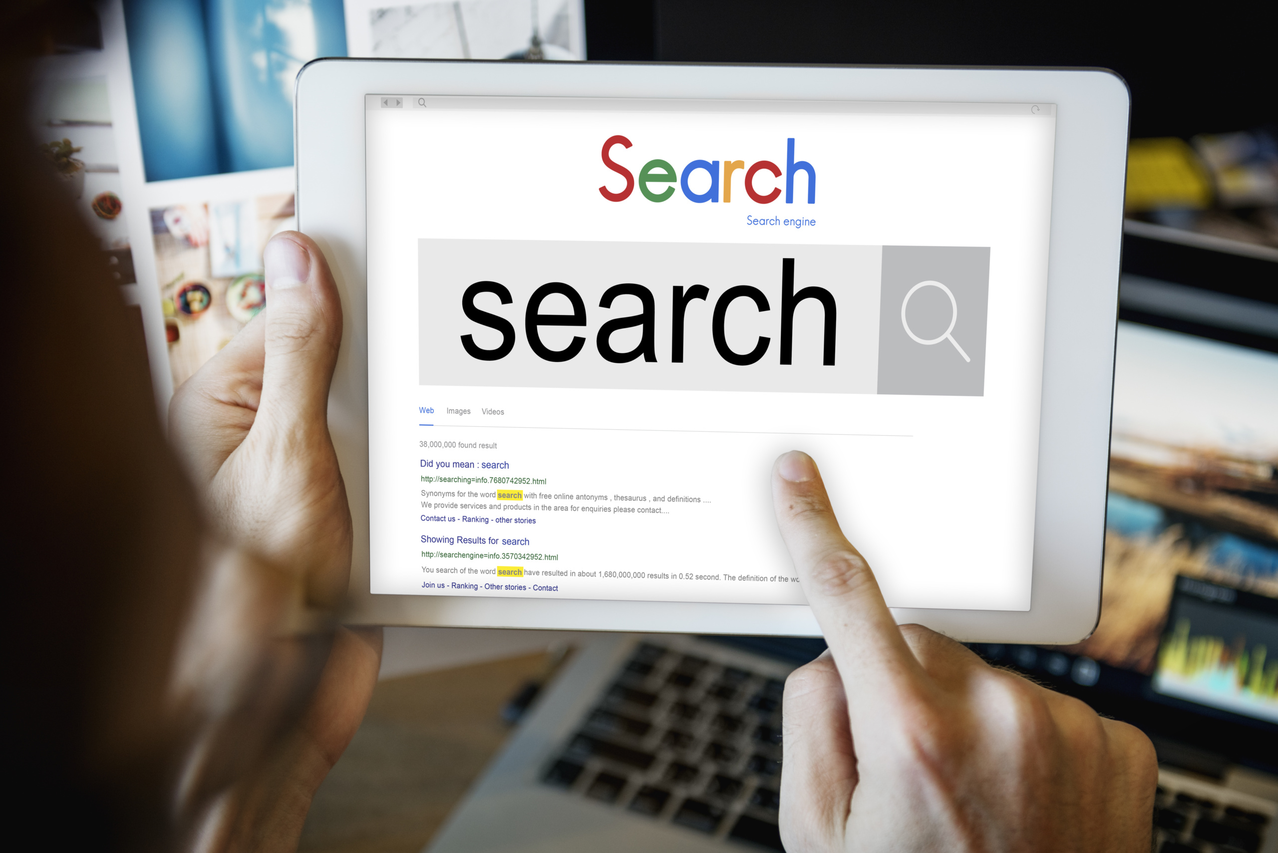 Search Searching Discover Exploration Seeking Concept SEO