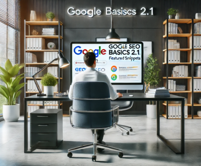 一个正在做数字营销谷歌SEO的工作人员坐在电脑前